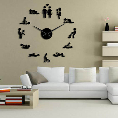 DIY Wall Clock  | Sexy Lovers | 19'' - 37'' | AWC005