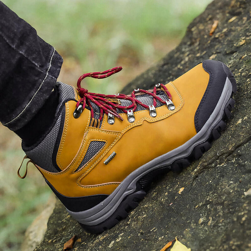 Yellow deals walking boots